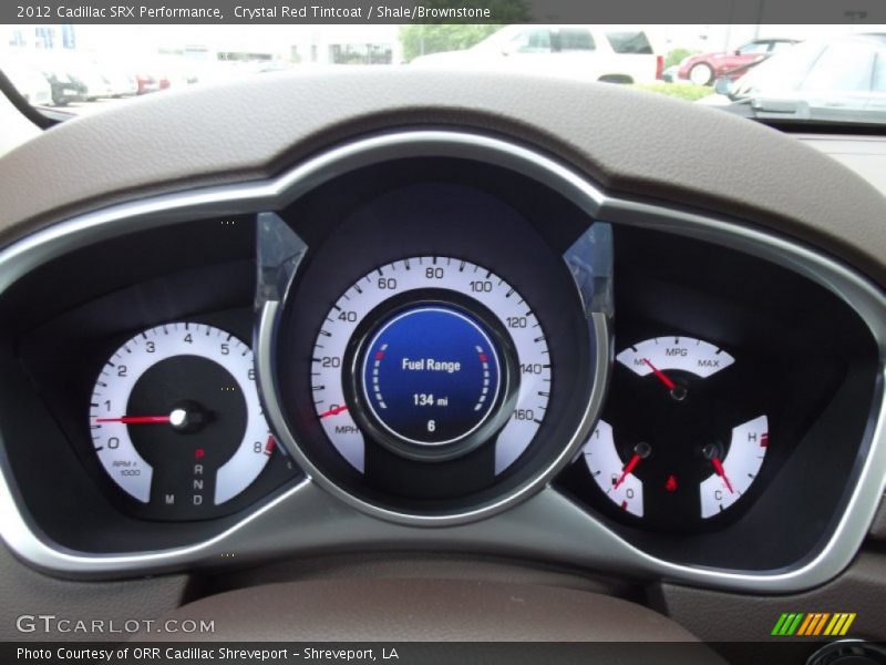 Crystal Red Tintcoat / Shale/Brownstone 2012 Cadillac SRX Performance
