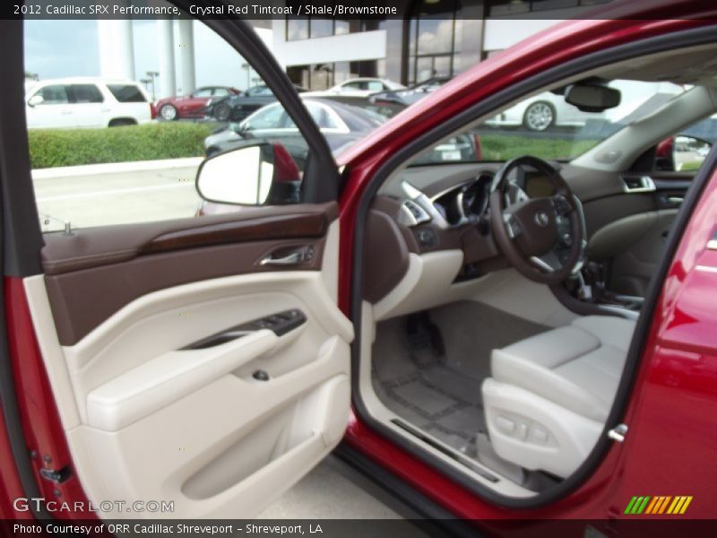 Crystal Red Tintcoat / Shale/Brownstone 2012 Cadillac SRX Performance