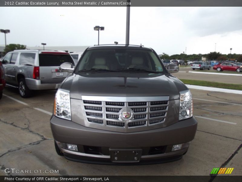 Mocha Steel Metallic / Cashmere/Cocoa 2012 Cadillac Escalade Luxury