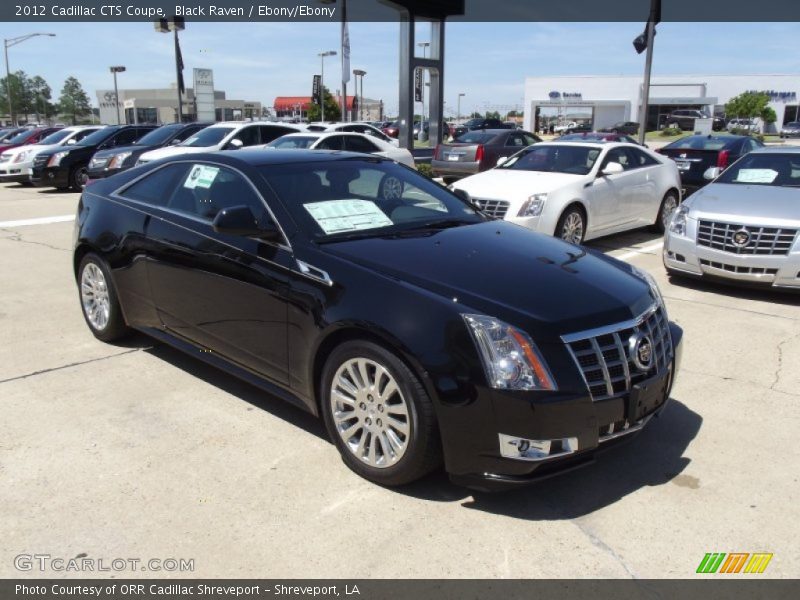Black Raven / Ebony/Ebony 2012 Cadillac CTS Coupe