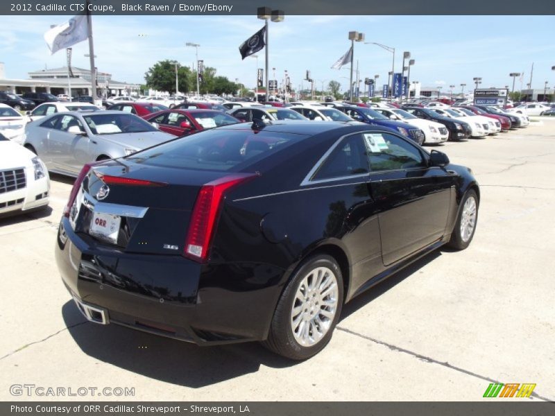 Black Raven / Ebony/Ebony 2012 Cadillac CTS Coupe