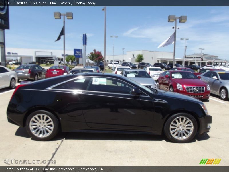 Black Raven / Ebony/Ebony 2012 Cadillac CTS Coupe