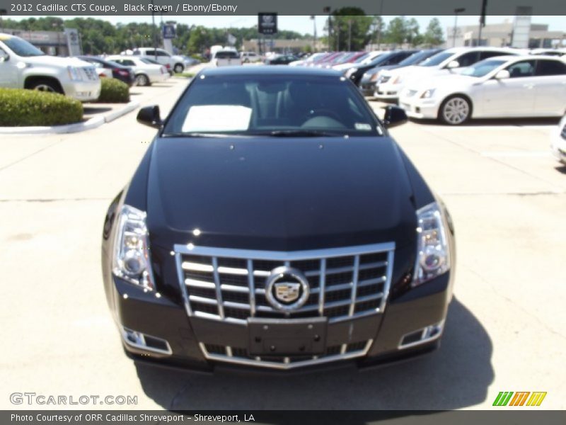 Black Raven / Ebony/Ebony 2012 Cadillac CTS Coupe