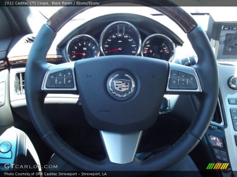 Black Raven / Ebony/Ebony 2012 Cadillac CTS Coupe