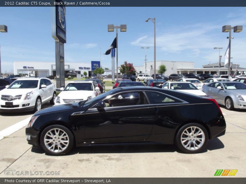 Black Raven / Cashmere/Cocoa 2012 Cadillac CTS Coupe