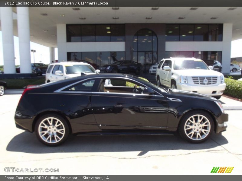 Black Raven / Cashmere/Cocoa 2012 Cadillac CTS Coupe