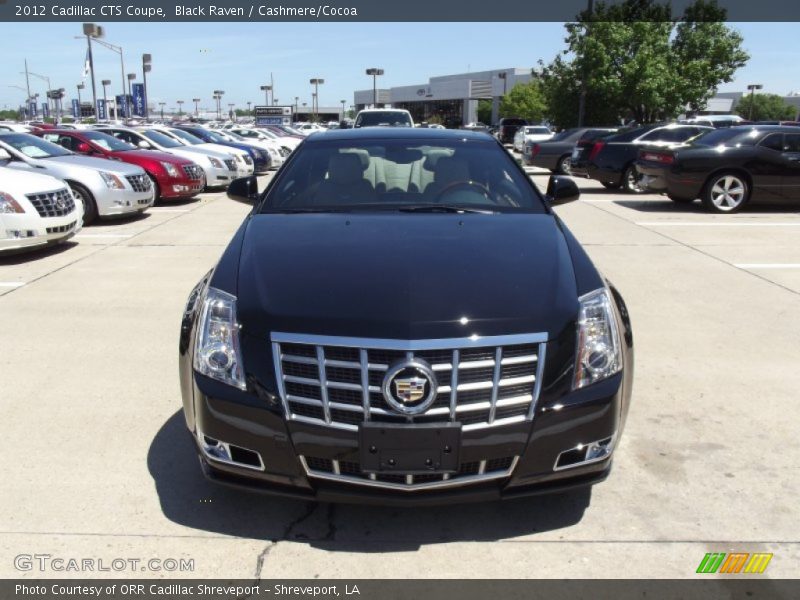 Black Raven / Cashmere/Cocoa 2012 Cadillac CTS Coupe