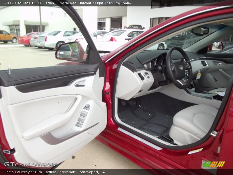 Crystal Red Tintcoat / Light Titanium/Ebony 2012 Cadillac CTS 3.0 Sedan