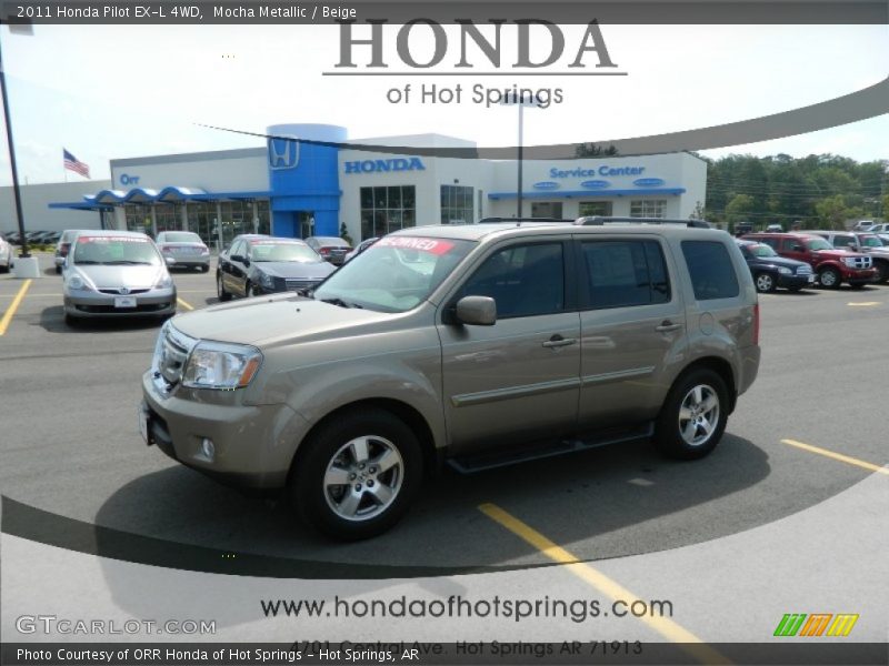 Mocha Metallic / Beige 2011 Honda Pilot EX-L 4WD