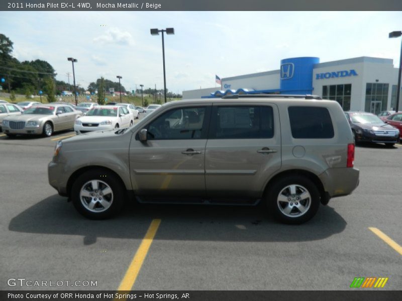 Mocha Metallic / Beige 2011 Honda Pilot EX-L 4WD