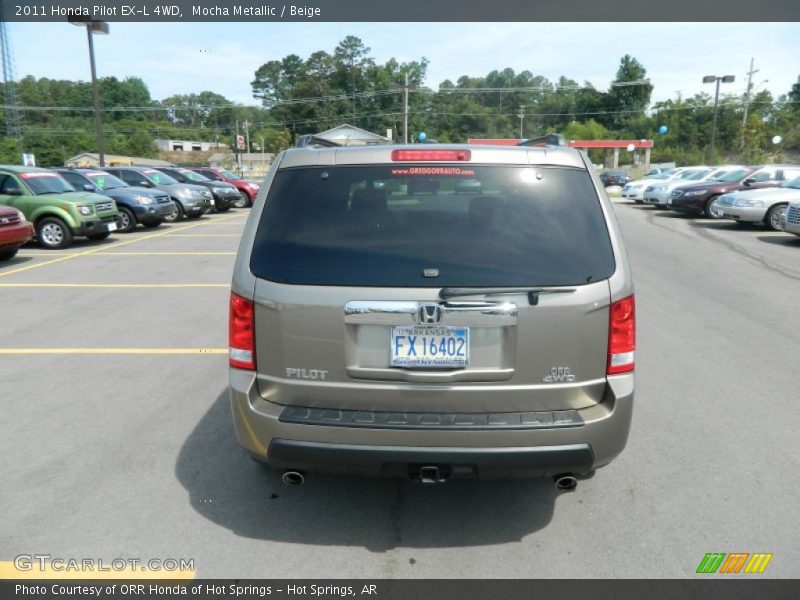 Mocha Metallic / Beige 2011 Honda Pilot EX-L 4WD
