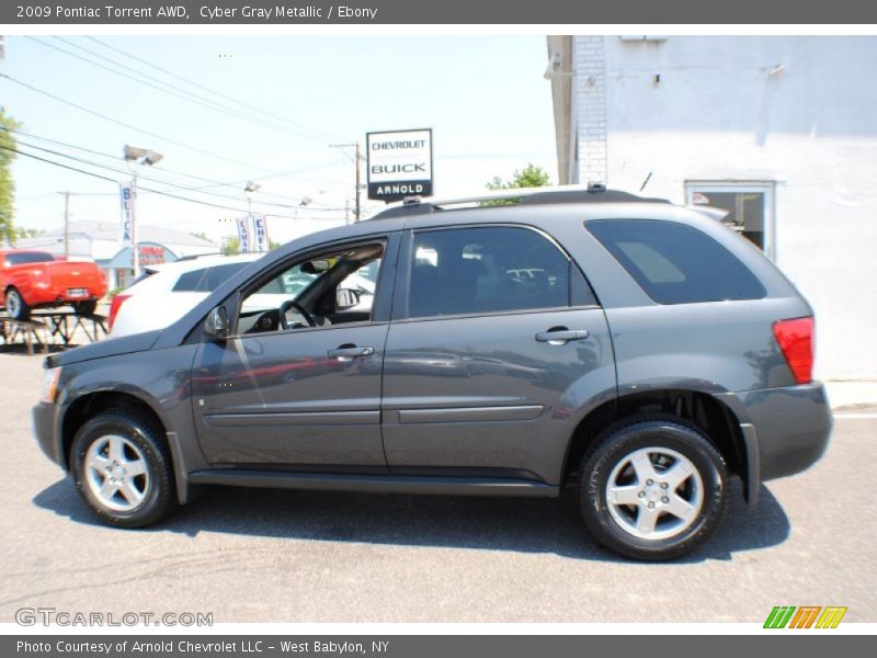 Cyber Gray Metallic / Ebony 2009 Pontiac Torrent AWD