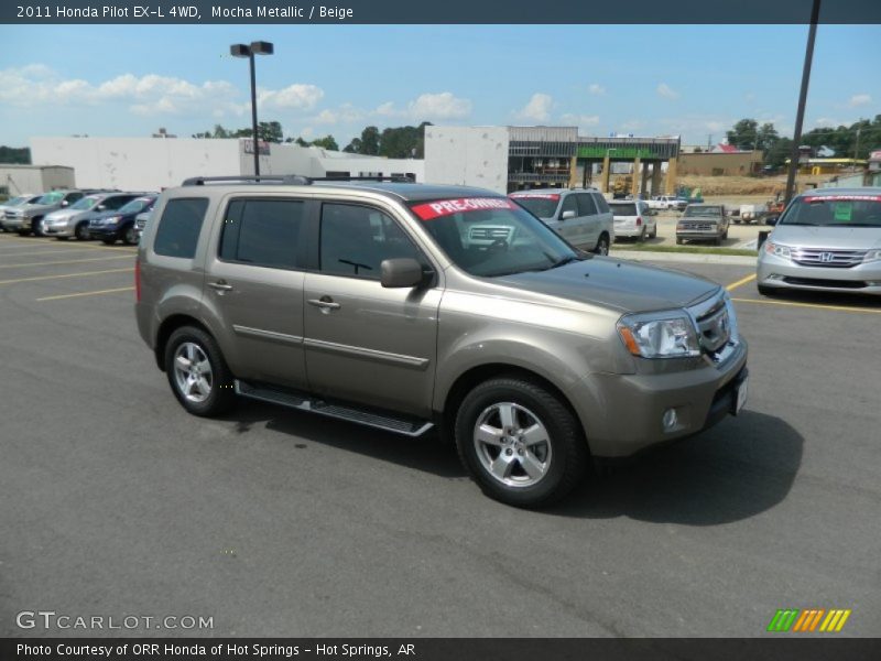 Mocha Metallic / Beige 2011 Honda Pilot EX-L 4WD