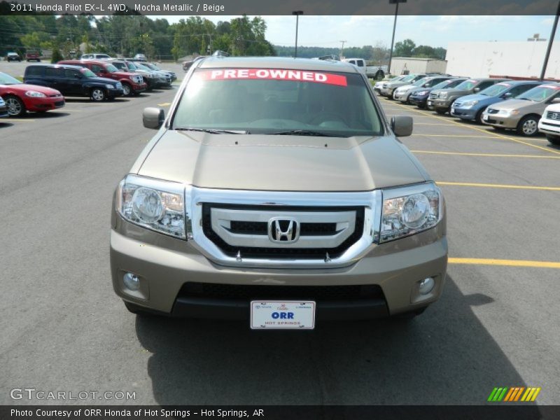 Mocha Metallic / Beige 2011 Honda Pilot EX-L 4WD