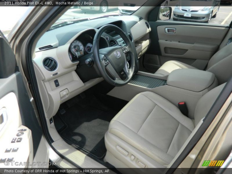 Mocha Metallic / Beige 2011 Honda Pilot EX-L 4WD