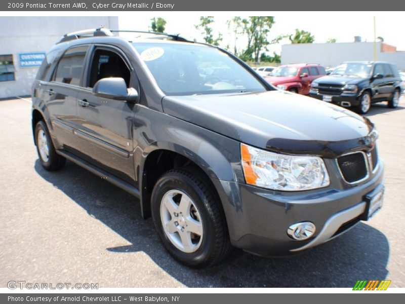 Cyber Gray Metallic / Ebony 2009 Pontiac Torrent AWD