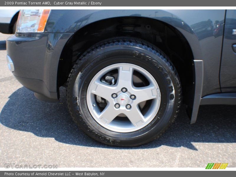 Cyber Gray Metallic / Ebony 2009 Pontiac Torrent AWD