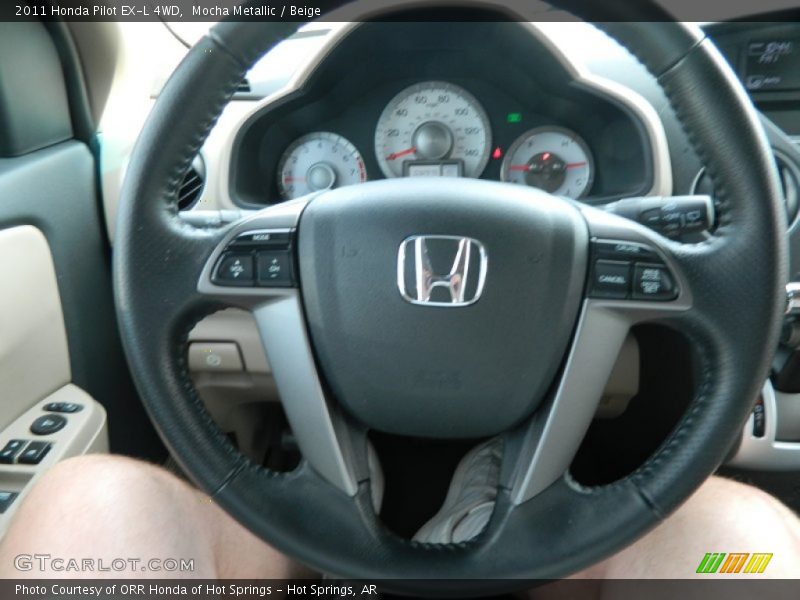 Mocha Metallic / Beige 2011 Honda Pilot EX-L 4WD