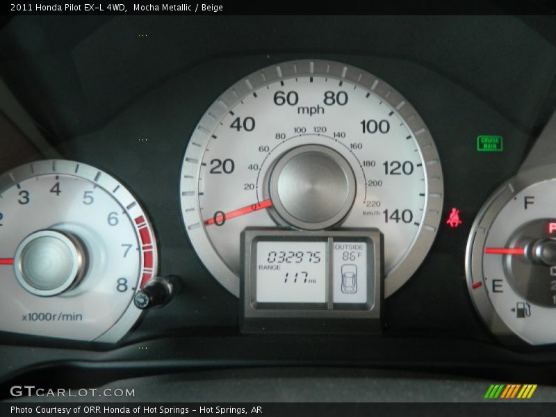 Mocha Metallic / Beige 2011 Honda Pilot EX-L 4WD