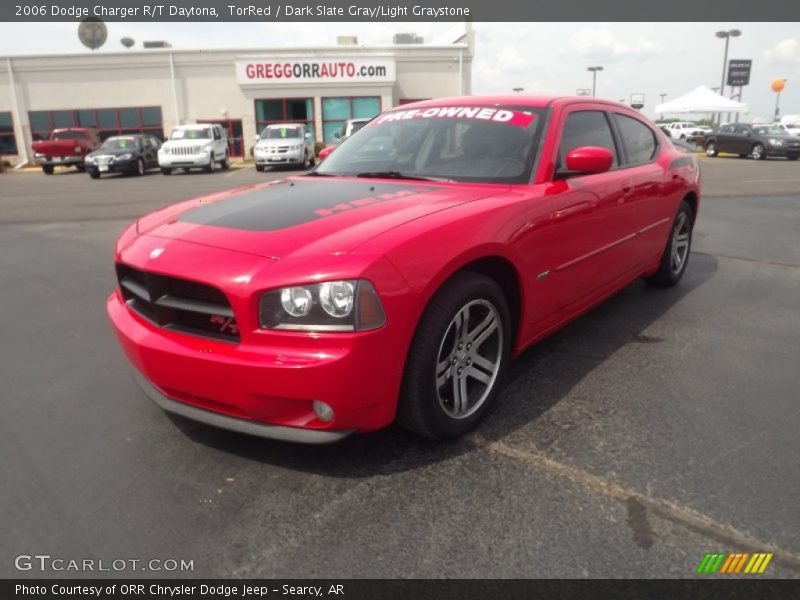 TorRed / Dark Slate Gray/Light Graystone 2006 Dodge Charger R/T Daytona