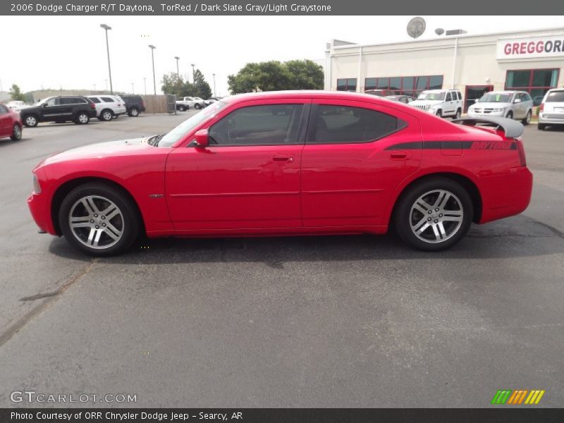 TorRed / Dark Slate Gray/Light Graystone 2006 Dodge Charger R/T Daytona