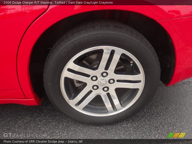 TorRed / Dark Slate Gray/Light Graystone 2006 Dodge Charger R/T Daytona
