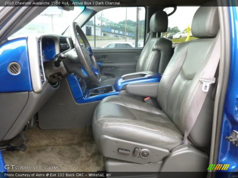 Arrival Blue / Dark Charcoal 2003 Chevrolet Avalanche 1500 4x4
