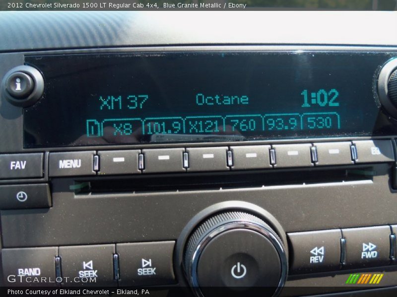 Blue Granite Metallic / Ebony 2012 Chevrolet Silverado 1500 LT Regular Cab 4x4
