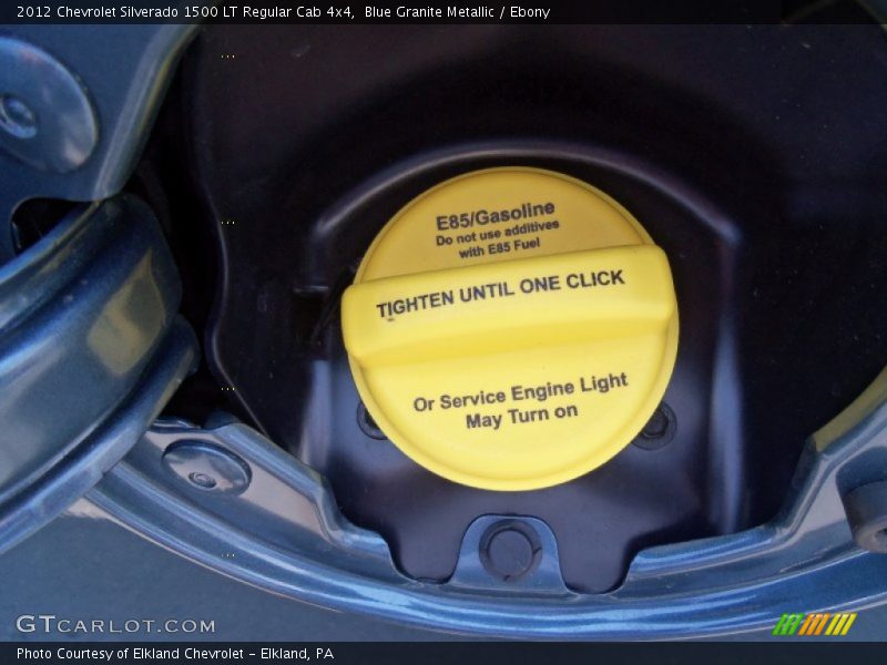 Blue Granite Metallic / Ebony 2012 Chevrolet Silverado 1500 LT Regular Cab 4x4