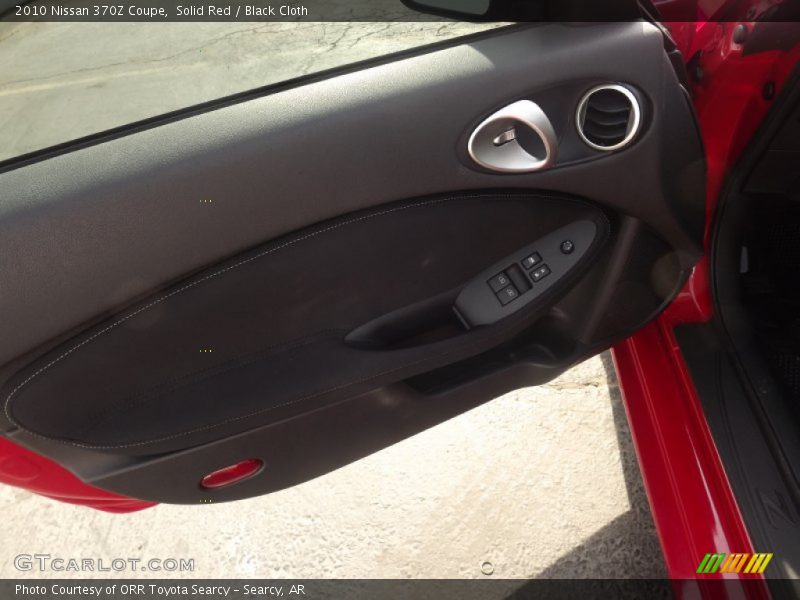 Solid Red / Black Cloth 2010 Nissan 370Z Coupe