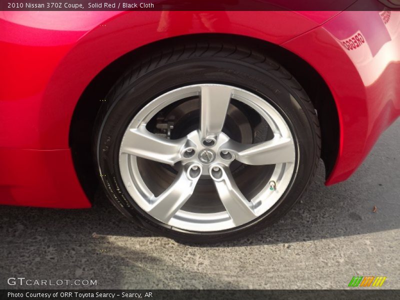 Solid Red / Black Cloth 2010 Nissan 370Z Coupe