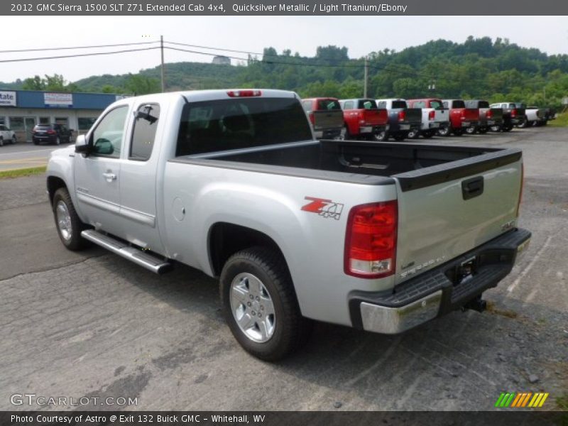 Quicksilver Metallic / Light Titanium/Ebony 2012 GMC Sierra 1500 SLT Z71 Extended Cab 4x4