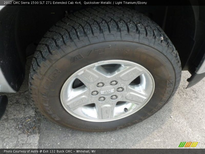 Quicksilver Metallic / Light Titanium/Ebony 2012 GMC Sierra 1500 SLT Z71 Extended Cab 4x4