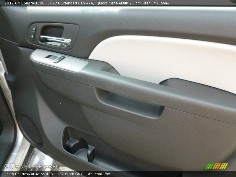 Quicksilver Metallic / Light Titanium/Ebony 2012 GMC Sierra 1500 SLT Z71 Extended Cab 4x4