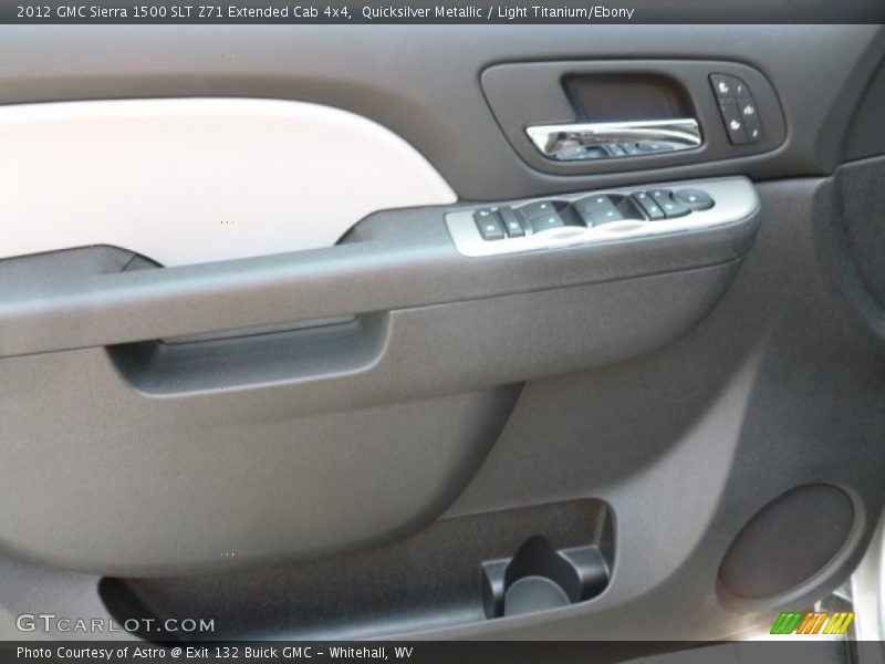 Quicksilver Metallic / Light Titanium/Ebony 2012 GMC Sierra 1500 SLT Z71 Extended Cab 4x4