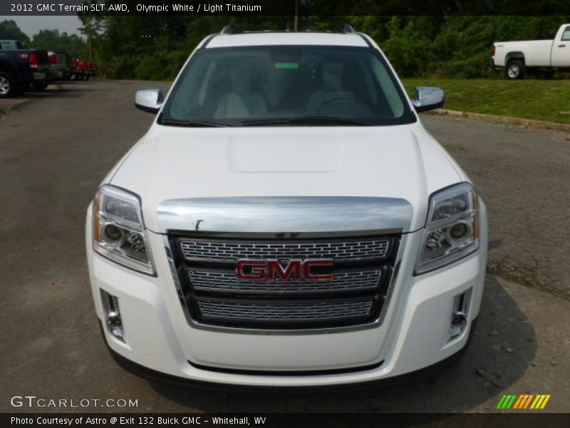Olympic White / Light Titanium 2012 GMC Terrain SLT AWD