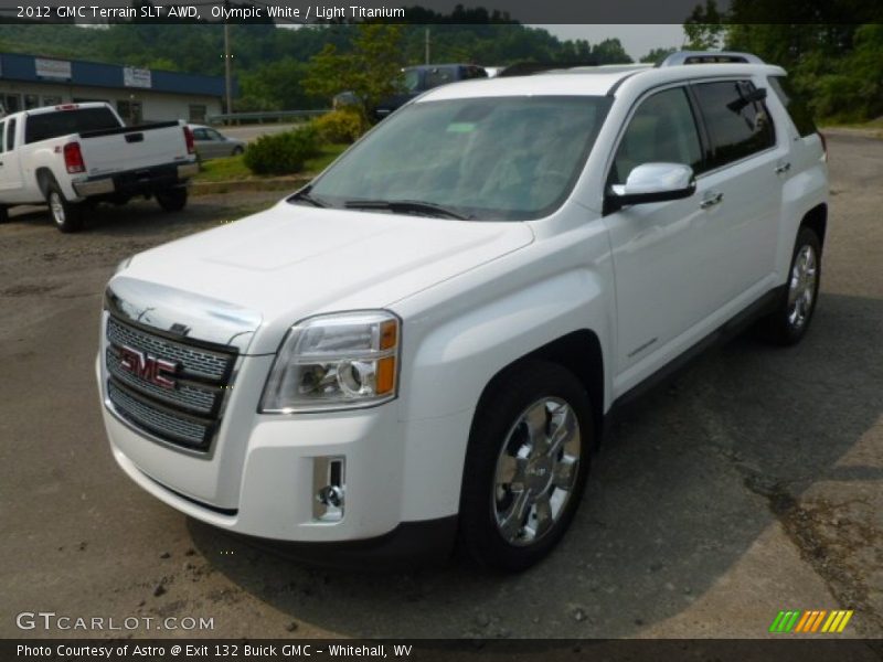 Olympic White / Light Titanium 2012 GMC Terrain SLT AWD