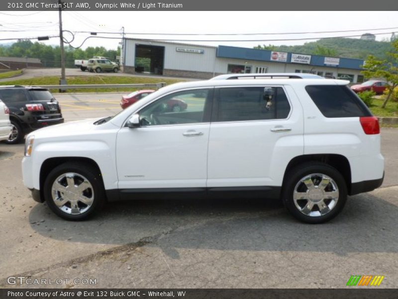 Olympic White / Light Titanium 2012 GMC Terrain SLT AWD