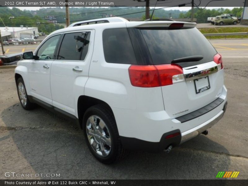 Olympic White / Light Titanium 2012 GMC Terrain SLT AWD