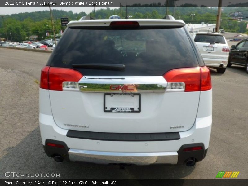 Olympic White / Light Titanium 2012 GMC Terrain SLT AWD