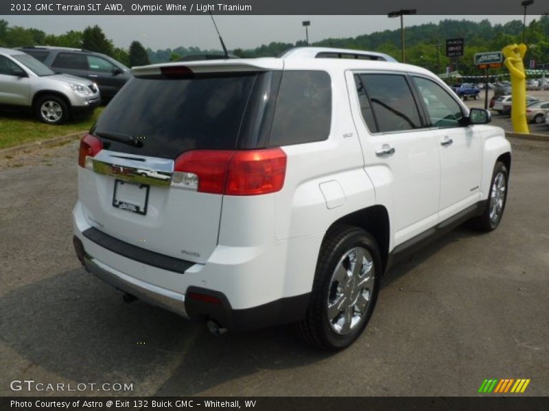 Olympic White / Light Titanium 2012 GMC Terrain SLT AWD