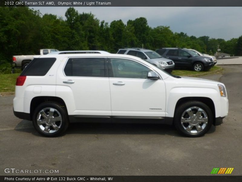 Olympic White / Light Titanium 2012 GMC Terrain SLT AWD