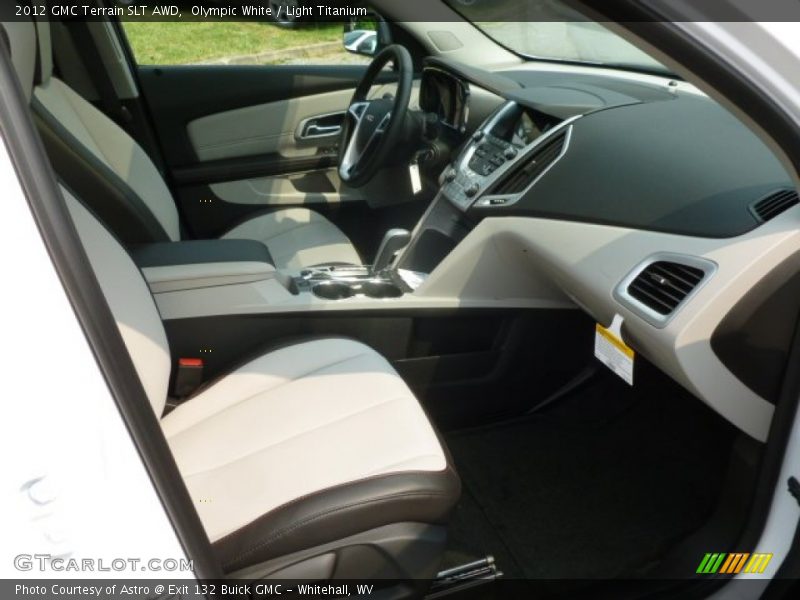 Olympic White / Light Titanium 2012 GMC Terrain SLT AWD