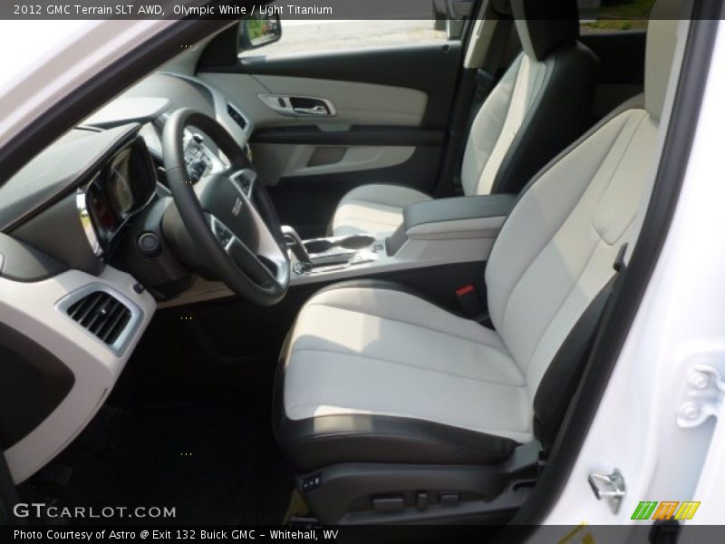Olympic White / Light Titanium 2012 GMC Terrain SLT AWD