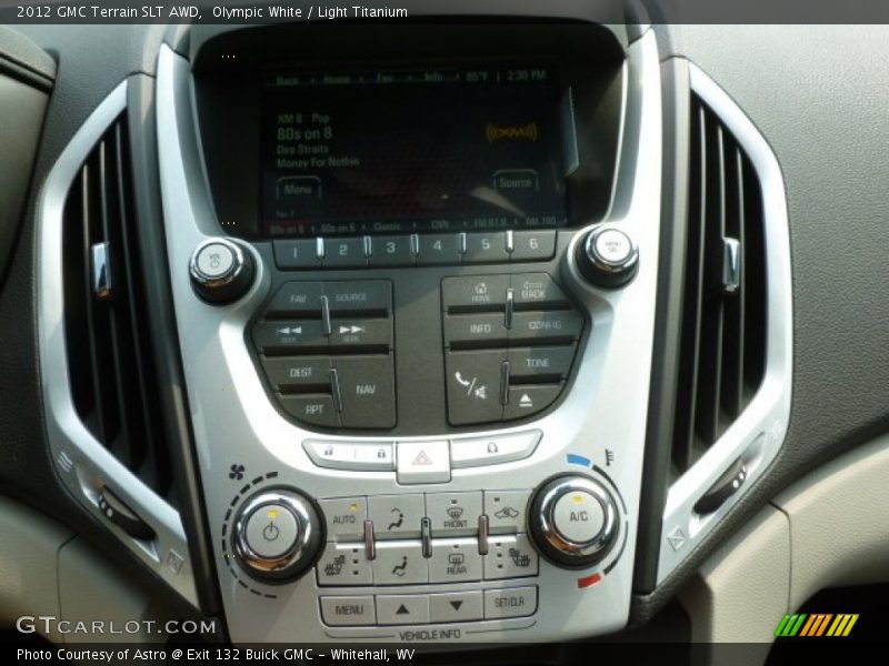 Olympic White / Light Titanium 2012 GMC Terrain SLT AWD