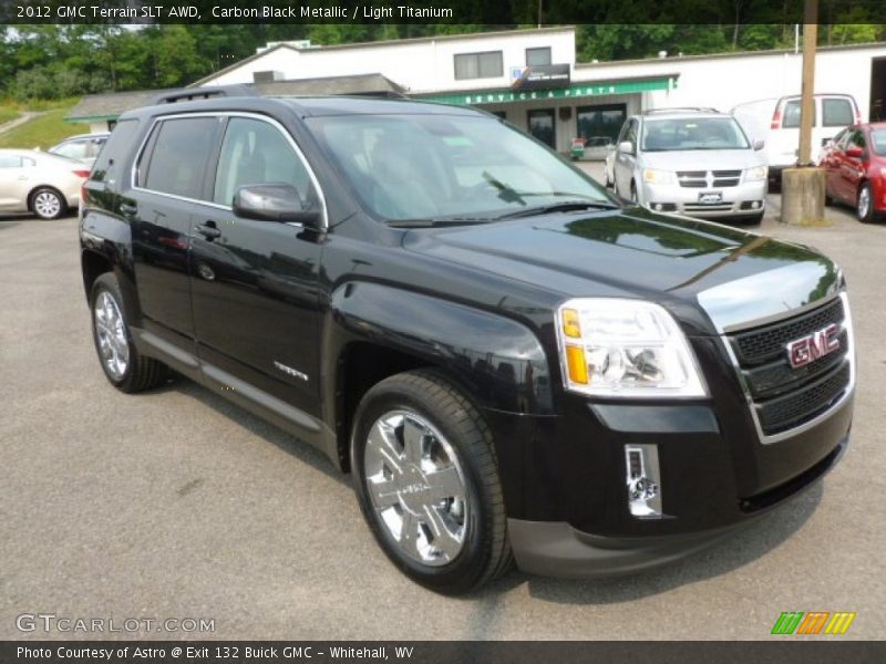 Carbon Black Metallic / Light Titanium 2012 GMC Terrain SLT AWD