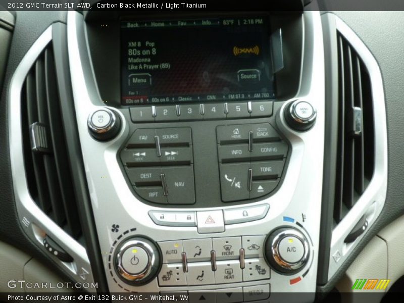 Carbon Black Metallic / Light Titanium 2012 GMC Terrain SLT AWD