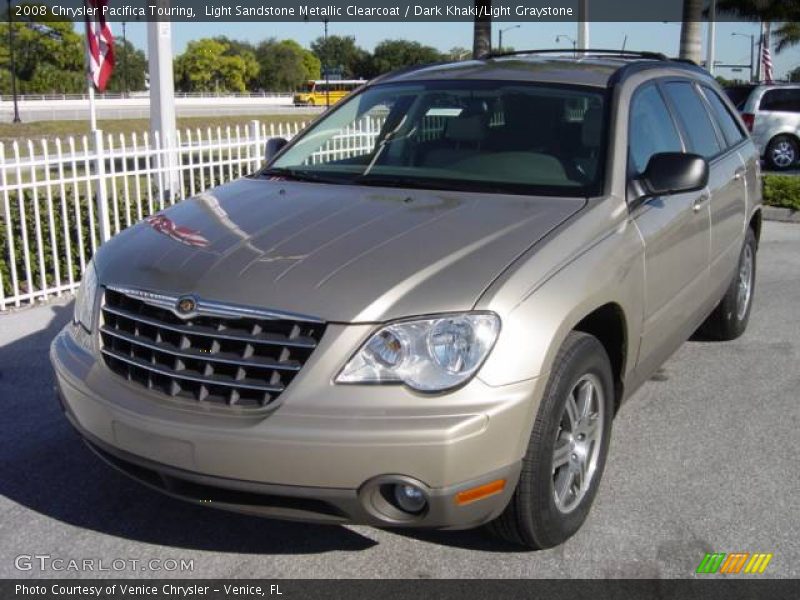 Light Sandstone Metallic Clearcoat / Dark Khaki/Light Graystone 2008 Chrysler Pacifica Touring