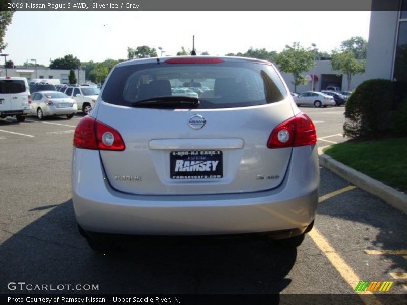 Silver Ice / Gray 2009 Nissan Rogue S AWD