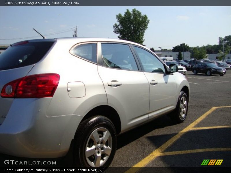 Silver Ice / Gray 2009 Nissan Rogue S AWD